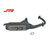 SITO 0554 MARMITTA SITOPLUS PIAGGIO NTT 50 + 1 CANDELA PASSO LUNGO