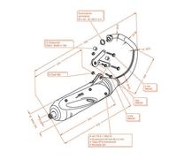 0592 - Marmitta Leovince Sito 2 Tempi Honda X8R-X 50 X8R-S 50