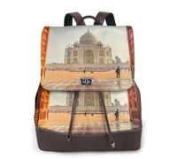 Sito storico Stampa Pittura Donne Zaino Impermeabile Antifurto Leggero Pu Moda Pelle Nylon Scuola Borsa a Tracolla Zaino Da Viaggio, Nero , Taglia unica