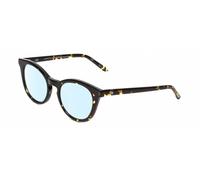 SITO Tonalità Ora O Mai da Donna Blu Luce Occhiali IN Nero Giallo Tartaruga 50mm