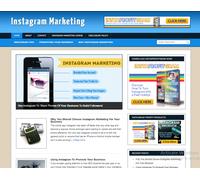 Sito Web di affiliazione pronto per Instagram-Marketing-Blog-Plus- Hosting...