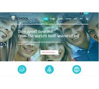 Sito web di gestione della scuola Vendi i tuoi corsi online / offline Hosting...