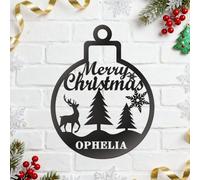 Sitorour Crea il tuo cartello regalo per Natale palle di Natale bastoncini di zucchero pan di zenzero uomini parete Arr compleanno per lei decorazioni di nozze