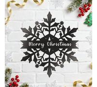 Sitorour Personalizzato Metallo Fiocco di Neve Segni All'aperto Personalizzato DecoracióN De Navidad Art Wall Regali di Compleanno Per Le Donne Regali