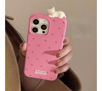 Sitthyw Compatibile con iPhone 16 Pro, bel punto d'onda tridimensionale, motivo: gattino, per ragazze, con grazioso design 3D, morbido TPU, resistente agli urti, rosa