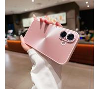 Sitthyw Custodia per iPhone 15 Ultra Sottile Custodia iPhone 15 Slim Case CD Aurora Pattern Design Custodia Protettiva Leggera PC + Antigraffio TPU Bumper Cover Antiurto Custodia HardCase Rosa Chiaro