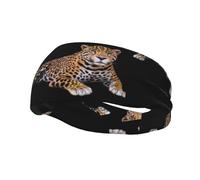 Sitting Leopard Yoga Sport Fitness Fascia Unisex Running Basket Fascia Elastica Fascia Sportiva Assorbente del Sudore,