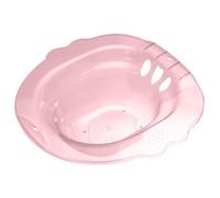 Sitz Bath per emorroidi Vaschetta da bagno Sitz portatile sopra la toilette Sitz Bath portatile dopo il parto con fori di scarico Attacco per bidet Ampia area salotto Sitz Bath per emorroidi Sitz Bath
