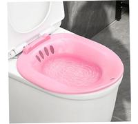 Sitz Bath per WC, Sitz Bath portatile dopo il parto, vasca da bagno per donne Ferite postpartum, emorroidi, cura perineale (rosa)