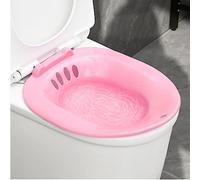 Sitz Bath portatile sopra la toilette, attacco bidet per la cura perineale delle emorroidi postpartum