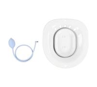 Sitz Bath, WC Pieghevole, WC Senza Squat Riduce Il Dolore Massaggio con Acqua a Prova di Fuoriuscite Sitz Bath Pieghevole con Sciacquone Per Il Trattamento di Cura Postpartum(grigio)