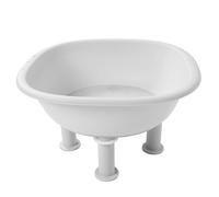 Sitz, vasca da bagno pieghevole in plastica, antiscivolo, per emorroidi, per la cura post-partum (bianco)