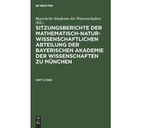 Sitzungsberichte Der Mathematisch-Naturwissenschaftlichen Abt (Copertina rigida)