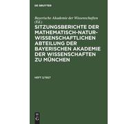 Sitzungsberichte Der Mathematisch-Naturwissenschaftlichen Abt (Copertina rigida)
