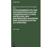 Sitzungsberichte Der Mathematisch-Naturwissenschaftlichen Abt (Copertina rigida)