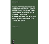 Sitzungsberichte Der Mathematisch-Naturwissenschaftlichen Abt (Copertina rigida)