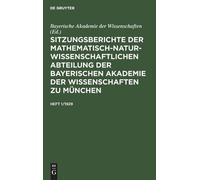 Sitzungsberichte Der Mathematisch-Naturwissenschaftlichen Abt (Copertina rigida)