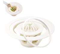 Siu Mai - Macchina per realizzare ravioli da 17,8 cm, strumento per la formatura manuale per panini, accessorio da cucina professionale, stampo per pasta in acciaio inox, per piatti asiatici