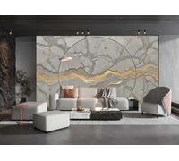 siuayosdj Carta da parati 3d Camera da letto Soggiorno Marmo geometrico Sfondo astratto Murales Sfondi, 3D, 200x140cm