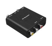 SIUKE Modulatore RF,Modulatore RF Convertitore AV a RF Canali NTSC CH3/CH4 Adattatore Ingresso Video per TV con segnali analogici Convertitore demodulatore VHF HD Professionale per Sistema CATV