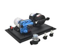 SIUKE Pompa dell',Pompa acqua per camper DC 12V 3GPM 11.3L/Min 55PSI Pompa a membrana per acqua dolce Pressostato integrato su richiesta con serbatoio a pressione per rimorchio da viaggio in barca