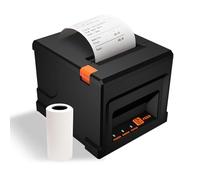 SIUKE stampante per scontrini 80mm USB + LAN Stampante per scontrini Stampante POS con taglierina automatica Desktop Stampa termica diretta compatibile con supporto ESC/POS per spedizioni Affari Risto