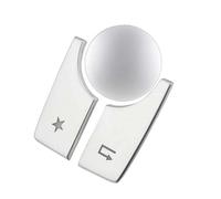 Siuku Accessori Interni Auto Compatibile con Benz per Classe A B CLA GLA W176 W246 C117 W117 X156 ABS Car Multimedia Funzione Pulsante della Copertura Adesivo Trim Interni(Style A)