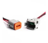 Siuku Presa Cablaggio Auto 2 3 4 6 8 12 Pin Spina Elettrica per Auto Cablaggio Impermeabile Maschio Femmina con Cavo Connettore DT06-2S DT04-2P(8P)