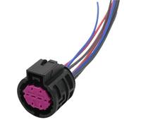 Siuku Presa Cablaggio Auto Compatibile con Fiat per 500X Spina Fari Auto 8 Pin Connettore Automobilistico 13606031(Female with Line 15cm)