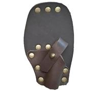SIULAS Fondina del Revolver Medievale, Rinascimentale Vittoria Pirata Pistola Flintlock Pieno di Pistola Pannone Accessorio Steampunk Accessorio,Marrone,Life Size