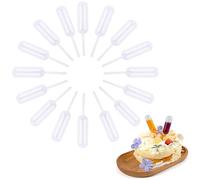 Siumir 4 ml Pipette Plastica 100 Pezzi Squeeze Trasferimento Pipette Eye Dropper Pipette Contagocce Liquido