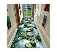 Siunwdiy Tappeto 3D Illusione ottica Tappeto Corridoio Area hotel Tappeto Cucina corridore, Tappeto design illusione Impermeabile Impermeabile Può essere personalizzato,#05,140x100cm