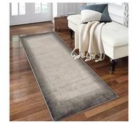 Siunwdiy Tappeto Corridoio Lungo 2.4 Metro Lavabile, Tappeto Passatoia Cucina Antiscivolo Motivo Astratto Grigio, Tappeti Runner per Ingresso Casa Stretto Soggiorno Camera da Letto Bagno 70x240 cm