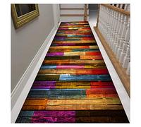 Siunwdiy Tappeto corridoio Passatoia Cucina Colorato Corridore,Antiscivolo Lavabile - Microfibra Tappeti Runner per Corridoio Bagno Salotto Scendiletto Cucina Tappeti Runner,Colored,50x280cm