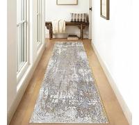 Siunwdiy Tappeto da Cucina moderni Crema,Tappeto Passatoia Corridoio Tappeto Cucina Antiscivolo Lavabile 3.20 metri Tappeti Runner Lungo Tappeto per Cucina,Corridoio,Soggiorno,camera,Bianca,40x320cm