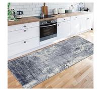 Siunwdiy Tappeto Passatoia 1.8 Metri Antiscivolo,Tappeto da Cucina grigio,Moderno Astratto Corridoio Tappetino Tappeti Runner per Cucina Camera Soggiorno Non perde è lavabile e leggero,70X180CM