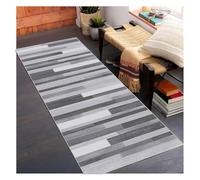 Siunwdiy Tappeto Passatoia 100x170 cm Grigio, Tappeto da Cucina Lungo Runner Corridoio Lavabile Antiscivolo, Tappeti Largo per Salotto Camera da Letto Casa Ingresso Interno Esterno Moderno，al Metro