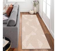 Siunwdiy Tappeto Passatoia Corridoio Cucina Lavabile Antiscivolo al Metro 3.2 metri Marrone Runner Tappeto Corridoio Area Tappeto Cucina Interno Lavabile Tappeto per Salotto Camera da Letto,110x320cm