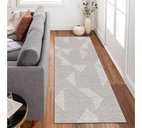 Siunwdiy Tappeto Passatoia Corridoio Cucina Lavabile Antiscivolo al Metro 3.6 metri Grigio Runner Tappeto Corridoio Area Tappeto Cucina Interno Lavabile Tappeto per Salotto Camera da Letto,60x360cm