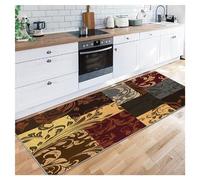 Siunwdiy Tappeto/passatoia lungo 50X280cm per camera da letto, antiscivolo, lavabile, motivo vintage classico, durevole, per corridore, cucina, corridoio, in poliestere, personalizzabile, al metro