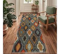 Siunwdiy Tappeto Runner Antiscivolo e Lavabile per Cucina, Corridoio e Ingresso,Marocchino Colorato，70 x 140 cm