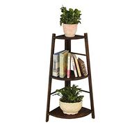 SIUQCGIPRT Stand di Piante, Supporto per Fiori da Interno, Creativo scaffale per Fiori a Scala angolare Multistrato per Balcone (4 Livelli)