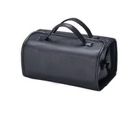 SIUSYACI Borsa cosmetica impermeabile in pelle, borsa da viaggio cosmetica da appendere per le donne, 4 in 1 rimovibile arrotolabile borsa per trucco, Nero, One Size, Alta qualità