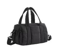 SIUSYACI Mini borsa da palestra Reiki da donna, piccola borsa da viaggio con tracolla staccabile, mini borse a tracolla da donna, nero, Semplice