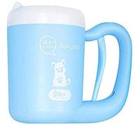 SIUSYACI Pulitore portatile per zampe di cane per cani e gatti con zampe fangose, confortevole, in silicone, per pulizia automatica (blu)