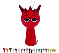 SIUVEY Sprunki Peluche,Sprunki Plush,Sprunki Plushies Toy,Sprunki Wenda Plush,Soft Stuffed Animal Pillow Figure Doll Christmas Birthday Gifts for Adult Kids (A3)