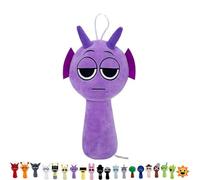 SIUVEY Sprunki Peluche,Sprunki Plush,Sprunki Plushies Toy,Sprunki Wenda Plush,Soft Stuffed Animal Pillow Figure Doll Christmas Birthday Gifts for Adult Kids (A20)