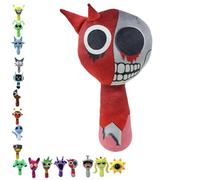 SIUVEY Sprunki Peluche,Sprunki Wenda Plush,Brud/Oren/Simon/Tunner/Pinky/Jevin,New Monster Horror Game Stuffed Figure Doll,Realistic Cute Soft Stuffed Animal Doll Pillows Game Fans (09)