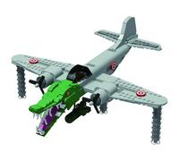 SIUVEY Tung Tung Tung Sahur Building Blocks,Italian Brainrot Figures,Tralalero Tralala Building Blocks,Building Toy Set,Collectible Figure,For Collection and Decoration (Bombardiro Crocodilo)