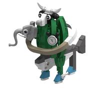 SIUVEY Tung Tung Tung Sahur Building Blocks,Tralalero Tralala Figure,Italian Brainrot Animals, Building Toy Set,Collectible Figure, For Collection And Decoration (863)